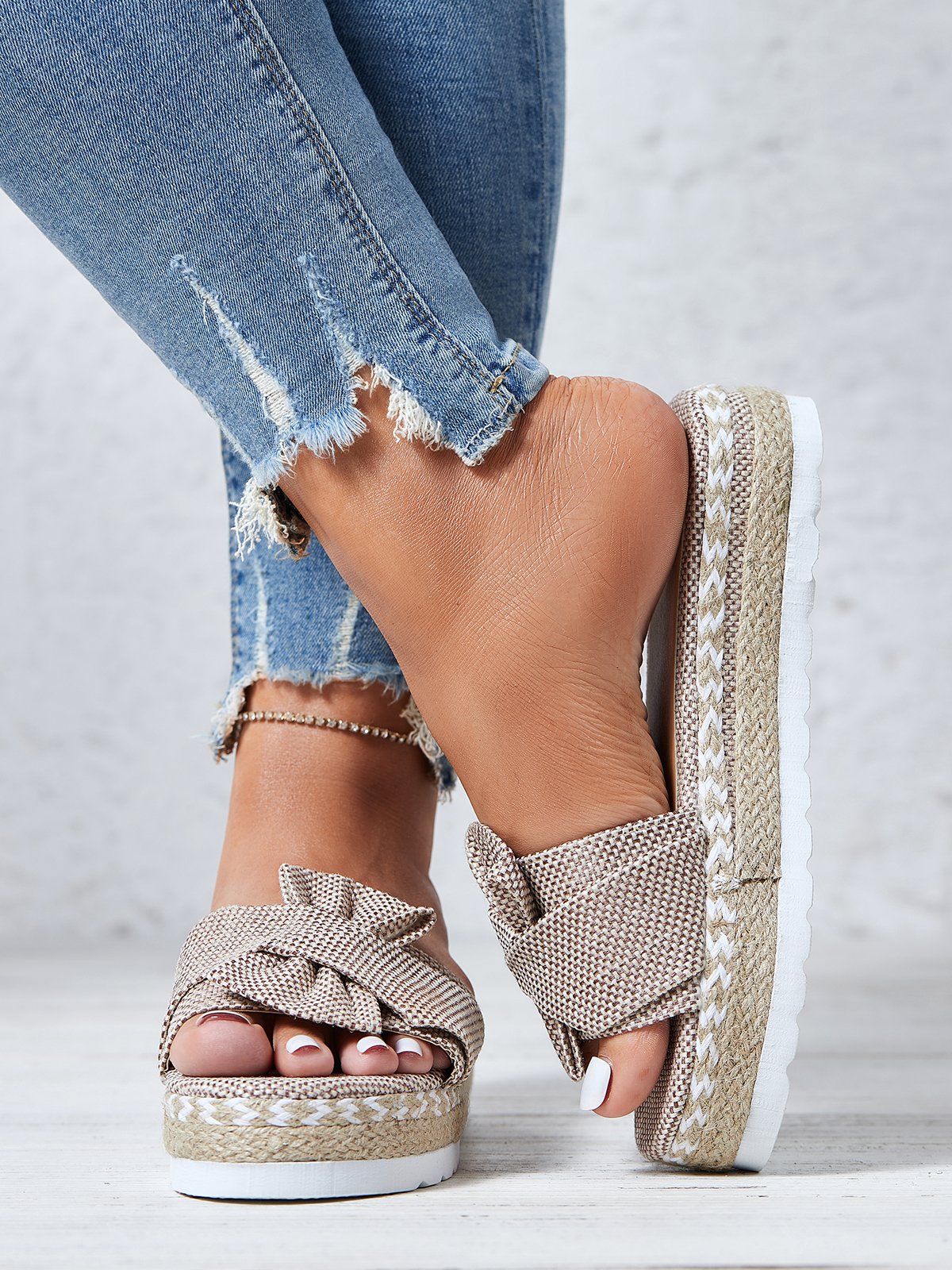 Suede Platform Sandals & Slippers