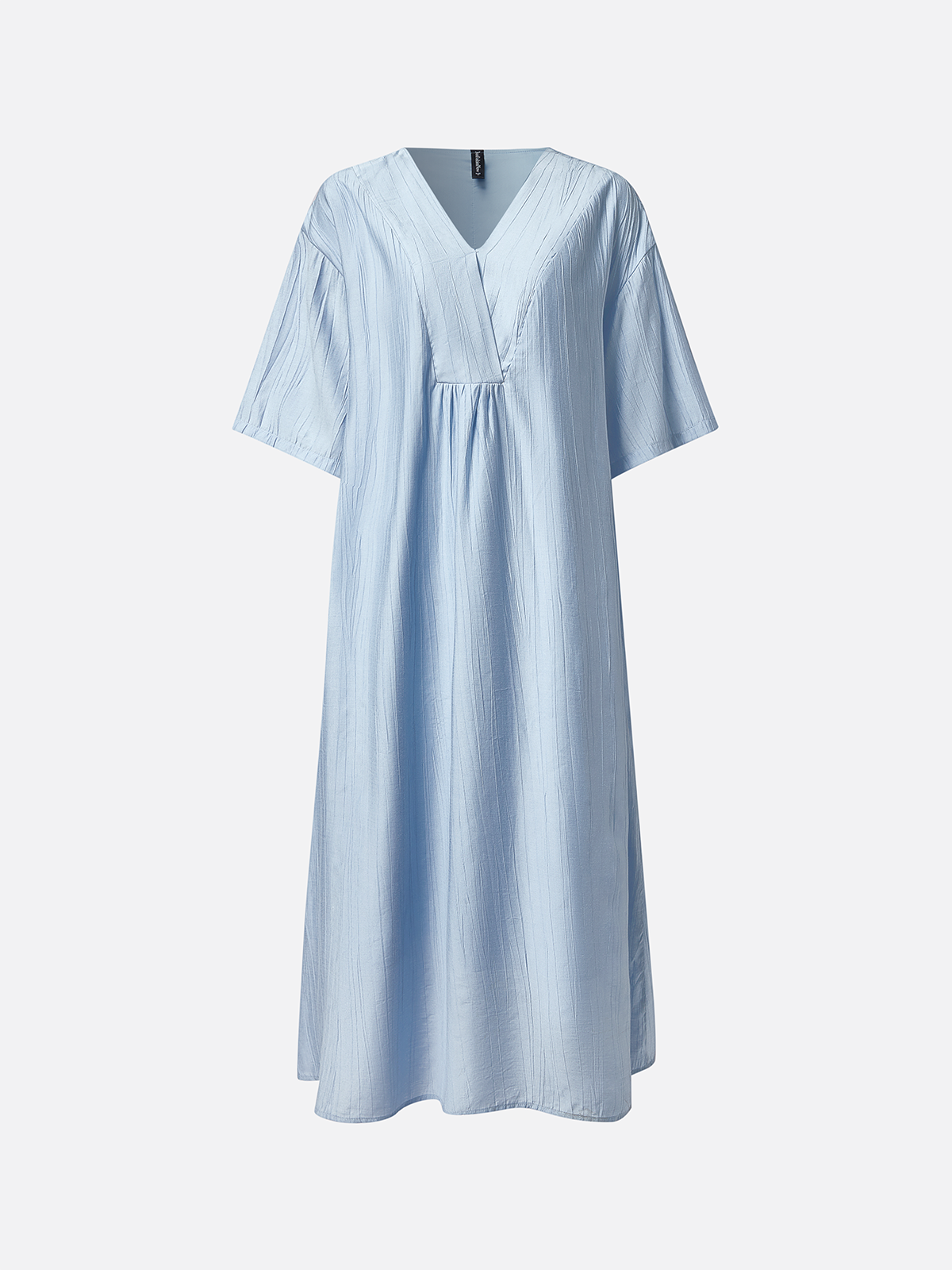 Linen Plain Cotton And Linen Loose Dress