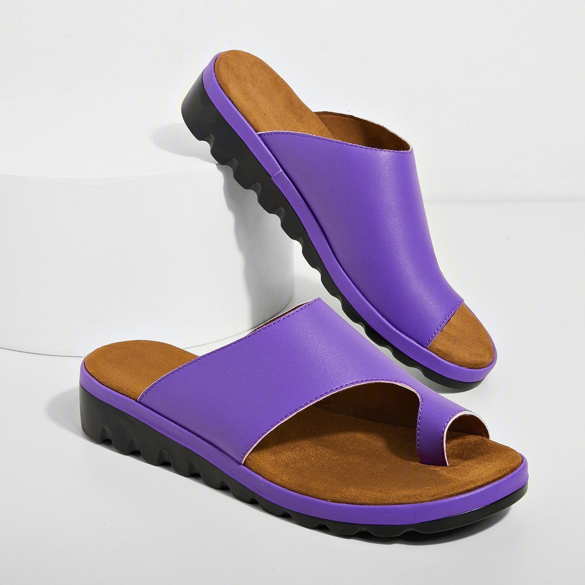 Pu Leather Sandals & Slippers
