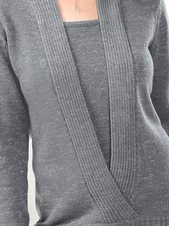 Casual Plain thick Jumper