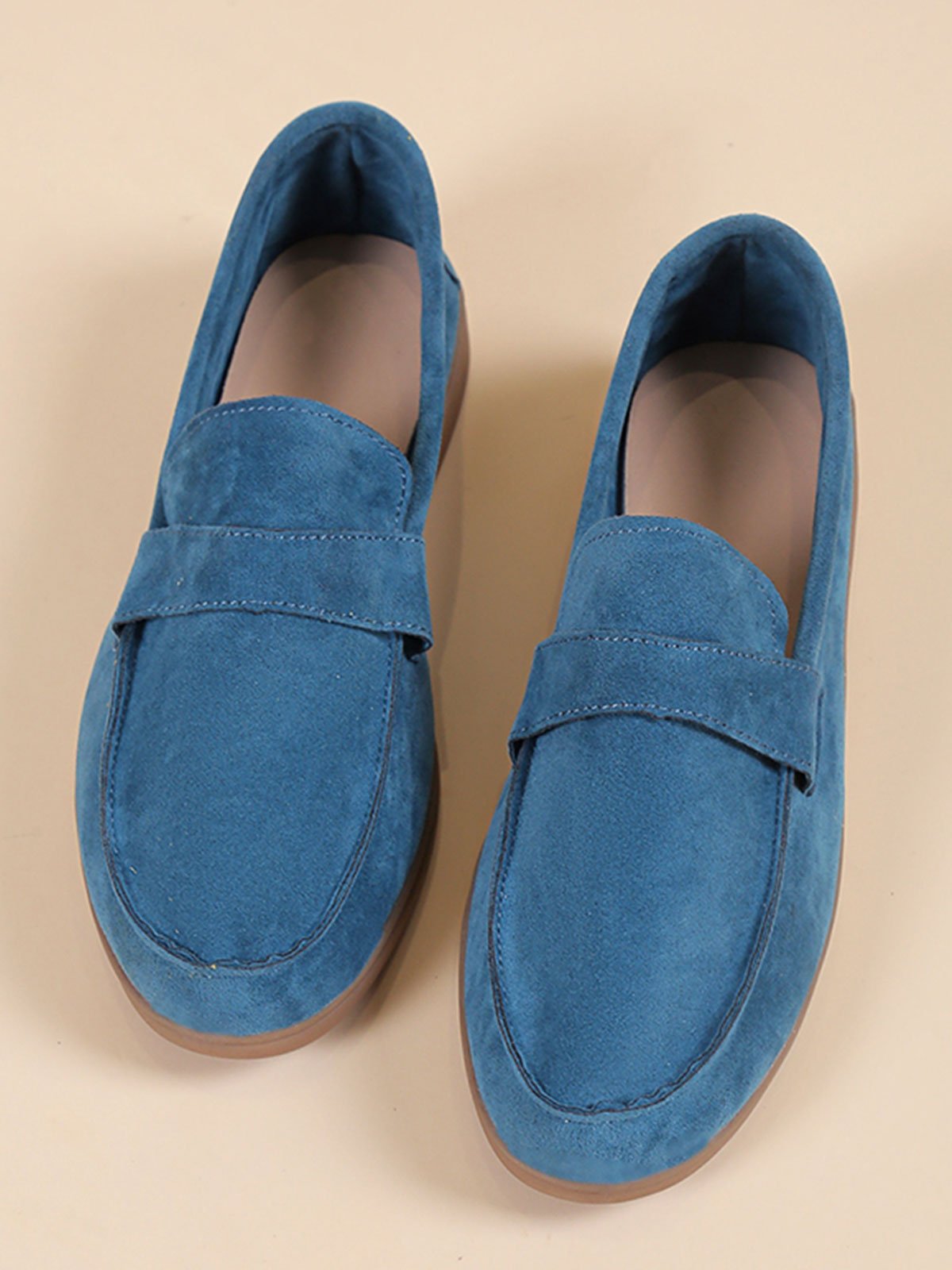 Casual Minimalist Slip On Loafers