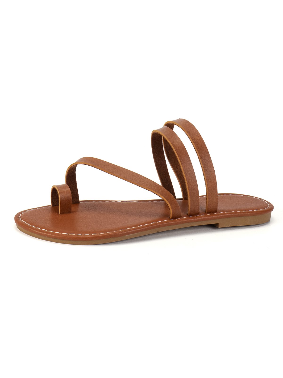 Vintage Toe Ring Beach Slide Sandals