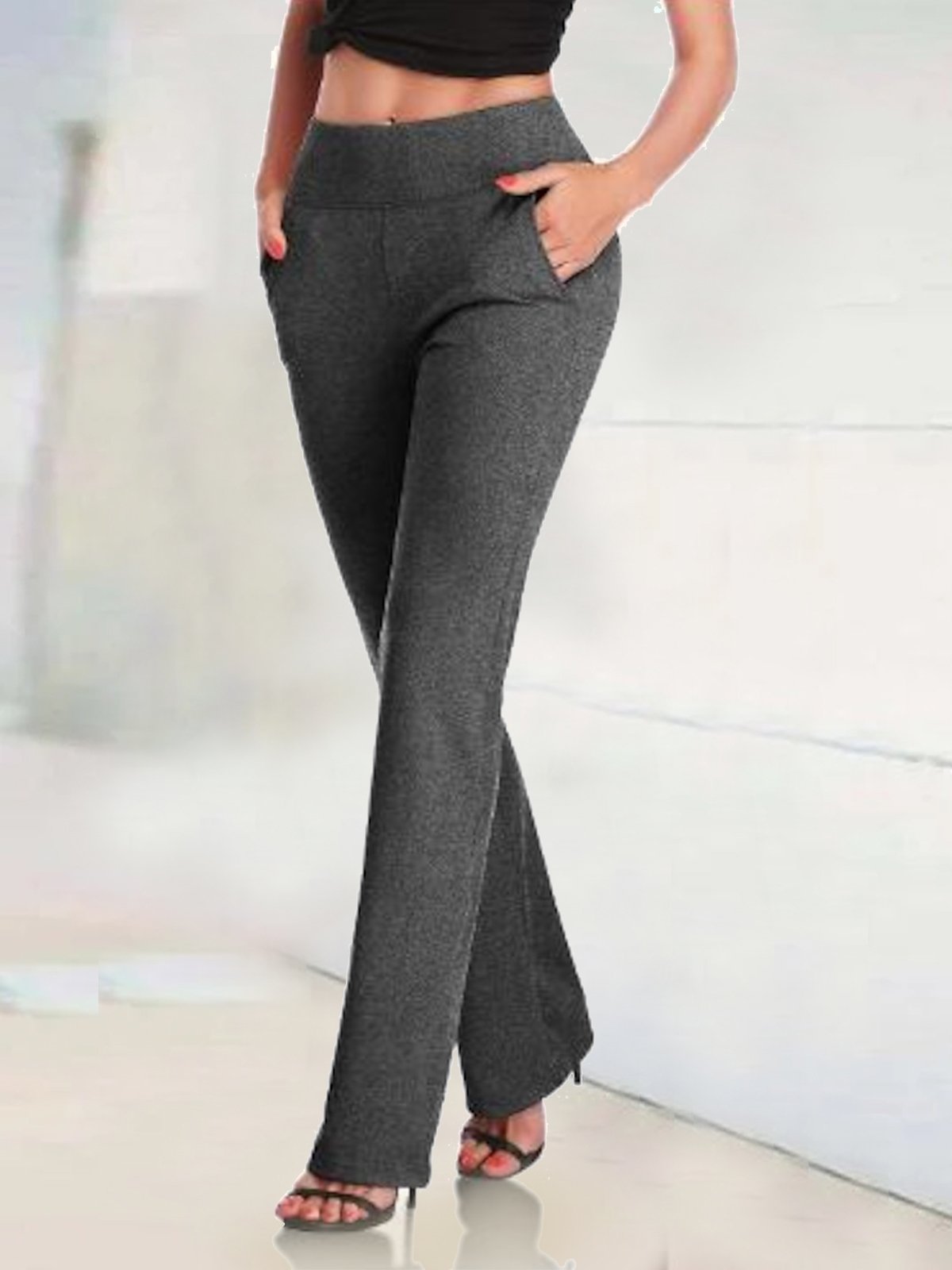 Plain Loose Casual Pants