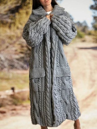 Knitted Long Sleeve Jacket
