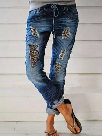 Leopard Loose Casual Pants