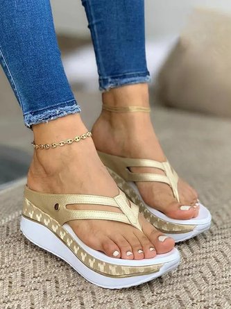 Summer Wedge Heel Sandals & Slippers