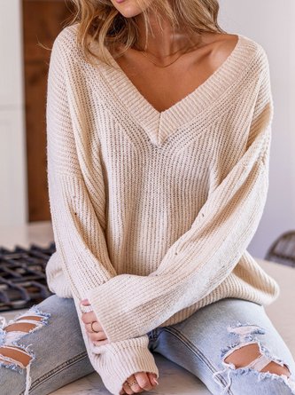 Loose Casual Wool/knitting Sweaters