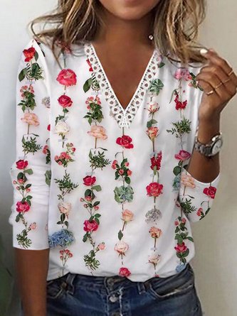 Floral Casual T-Shirt