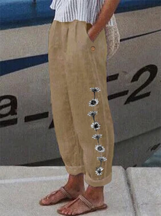 Cotton Casual Loose Pants