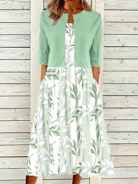 Floral Elegant Two-Piece Set