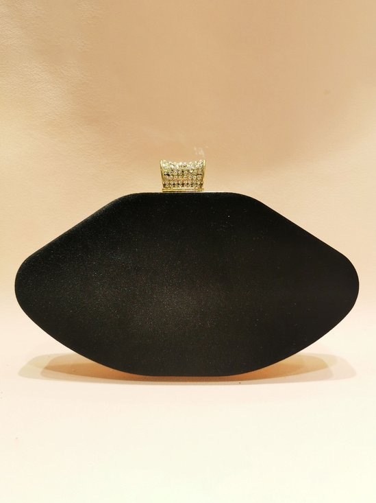 Elegant Lip Shape Velvet Ladies Clutch Party Banquet