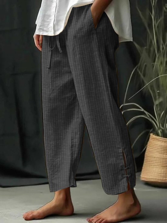 Loose Casual Striped Pants