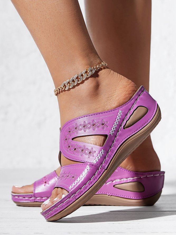 Pu Sandals & Slippers