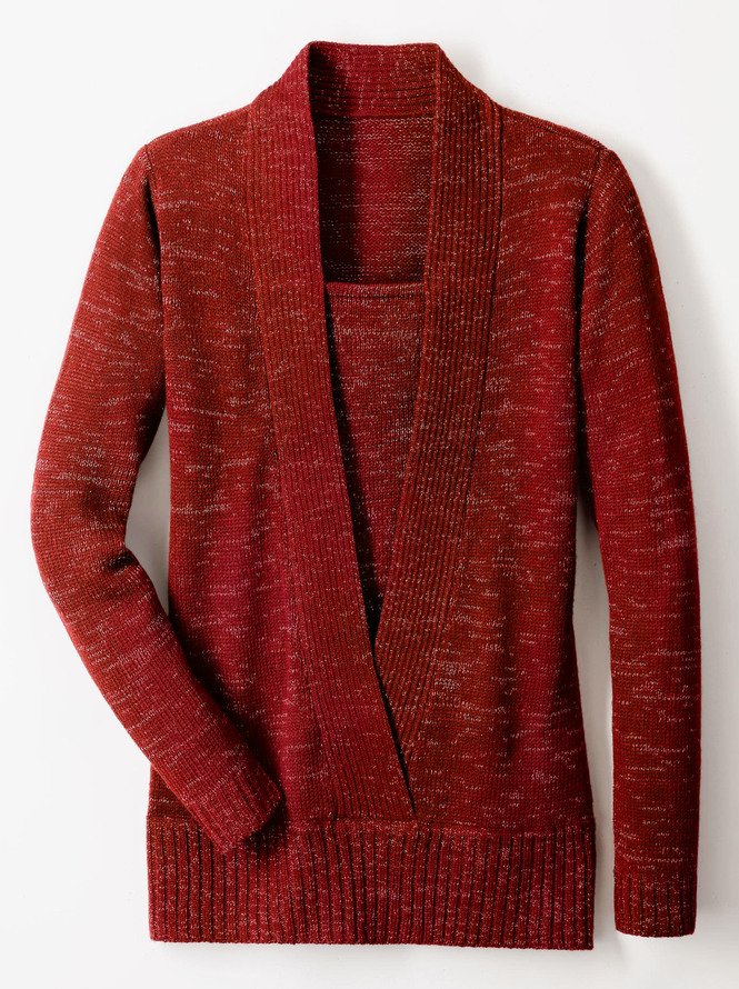 Casual Plain thick Jumper