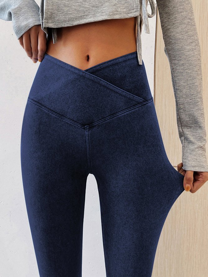 Denim Tight Casual Leggings