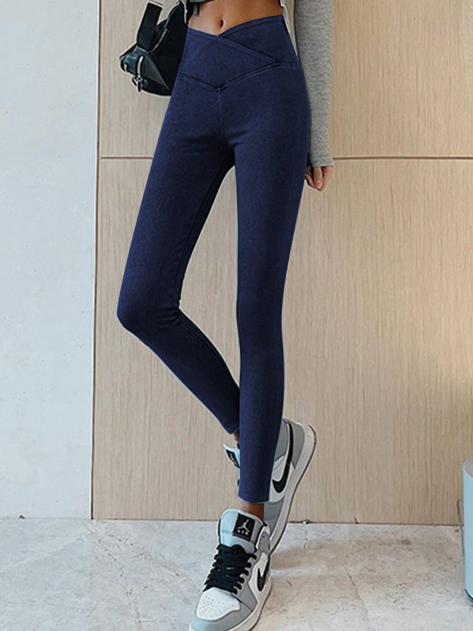 Denim Tight Casual Leggings