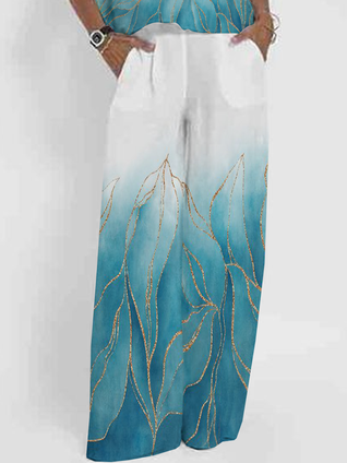 Crew Neck Loose Casual Two-Piece Set
