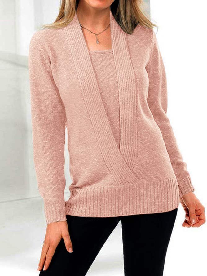 Casual Plain thick Jumper