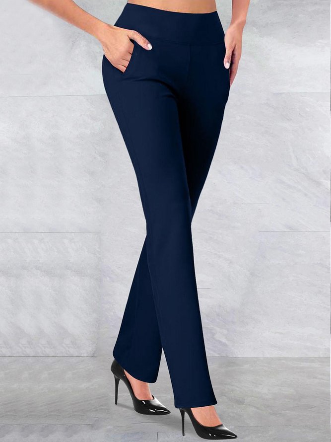 Plain Loose Casual Pants