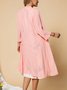 Linen H-Line 2Pcs Dresses