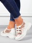 Breathable Mesh Floral Embroidery Casual Shoes