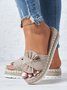 Suede Platform Sandals & Slippers