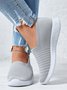 Plus Size Breathable Slip On Sports Sneakers