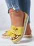 Suede Platform Sandals & Slippers