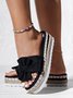 Suede Platform Sandals & Slippers