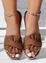 Suede Platform Sandals & Slippers