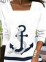 Geometric Casual Autumn Polyester Square neck Natural Micro-Elasticity Regular Fit Regular Dresses for Women