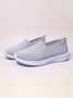 Plus Size Breathable Slip On Sports Sneakers