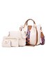 Casual Leather Handbag Set Business Ladies Bag