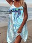 Casual Animal Printing Coverup