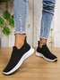 Solid Color Cushioning Breathable High Elastic Fly Woven Sneakers