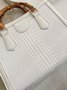 Urban Croc Embossed Bamboo Tote