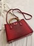 Urban Croc Embossed Bamboo Tote