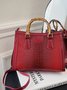 Urban Croc Embossed Bamboo Tote
