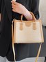 Urban Croc Embossed Bamboo Tote