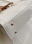 Urban Croc Embossed Bamboo Tote