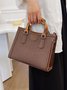 Urban Croc Embossed Bamboo Tote