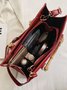 Urban Croc Embossed Bamboo Tote