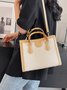 Urban Croc Embossed Bamboo Tote