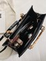 Urban Croc Embossed Bamboo Tote