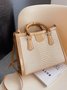 Urban Croc Embossed Bamboo Tote