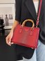 Urban Croc Embossed Bamboo Tote