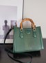 Urban Croc Embossed Bamboo Tote