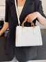 Urban Croc Embossed Bamboo Tote