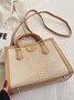 Urban Croc Embossed Bamboo Tote