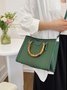 Urban Croc Embossed Bamboo Tote